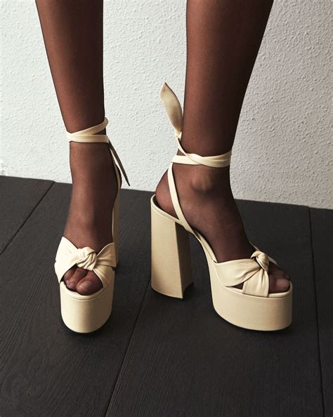 ysl chunky heel|YSL saint laurent heels.